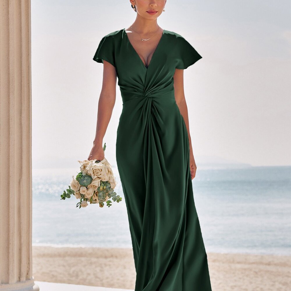 Lovely Dark Green Formal Dress